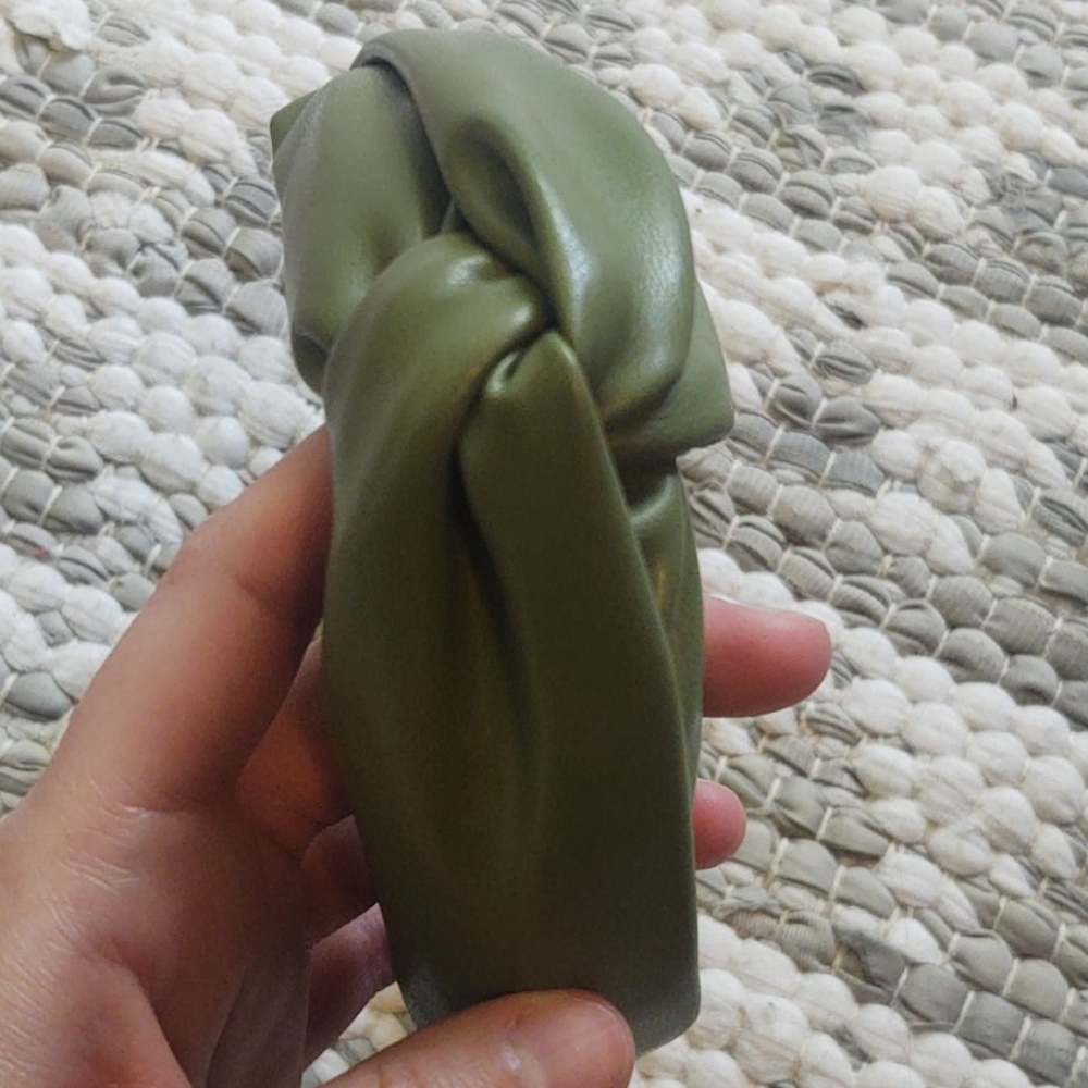 Anthropologie leather headband